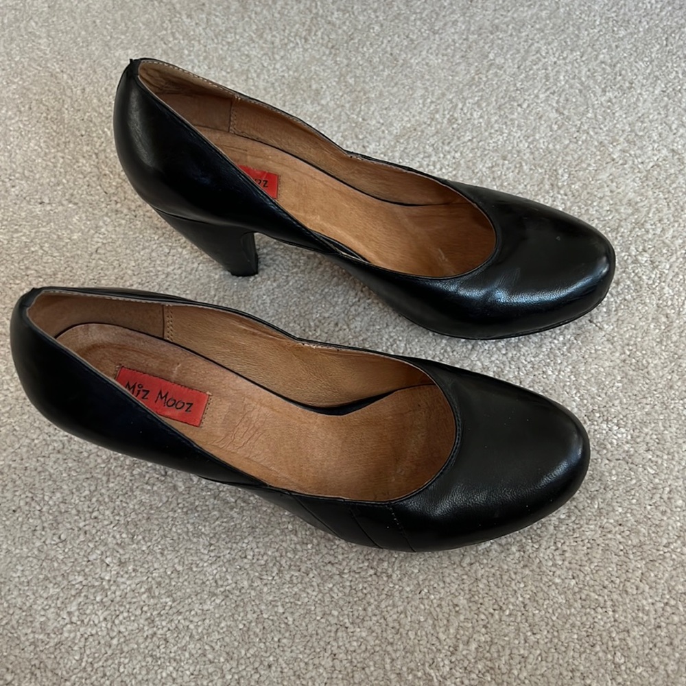 Black heeled pump from Miz Mooz